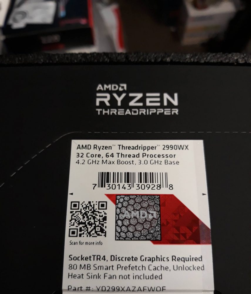 komputer AMD Ryzen Threadripper 2990WX